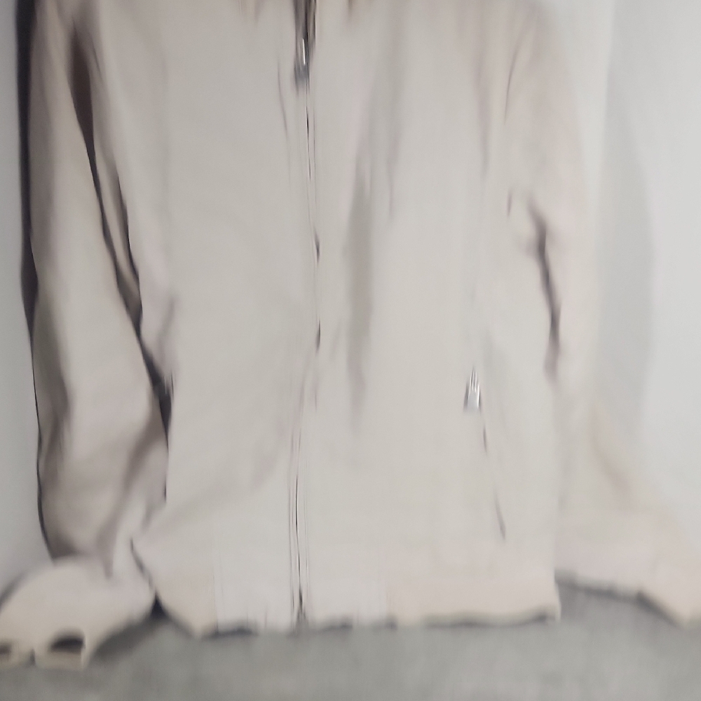 Beige Zip-Up Jacket